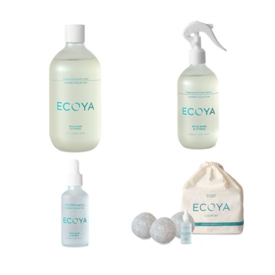 Ecoya Wild Sage & Citrus Laundry Bundle