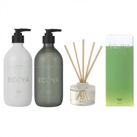 Ecoya French Pear The Fragrant Bathroom Set