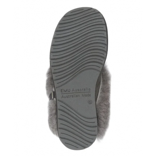 EMU Australia - Women's Platinum Eden Slippers - Charcoal - Size 9