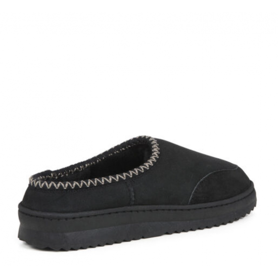 EMU Australia - Unisex Platinum Outback Scuff Slippers - Black - Size 12