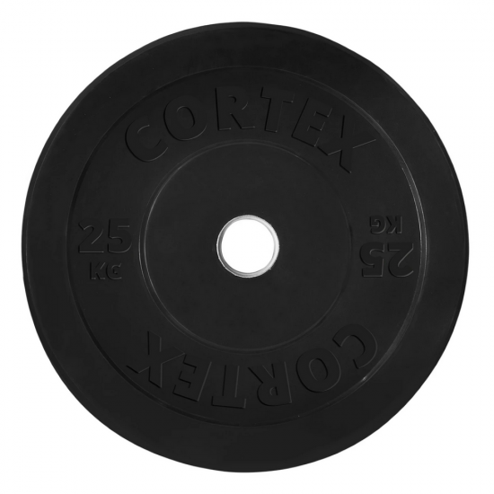 Lifespan Fitness CORTEX 25kg Olympic Bumper Plate (Pair)