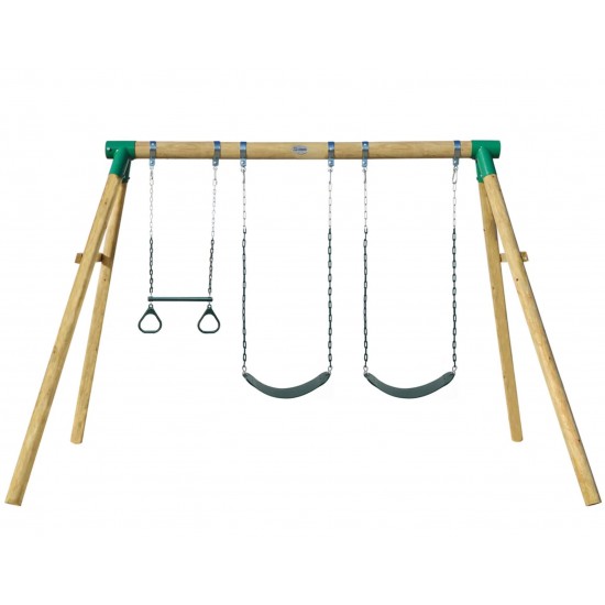 Lifespan Kids Wesley Double Swing With Trapeze