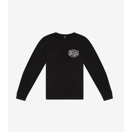 Deus Ex Machina Tokyo Long Sleeve Tee - Black