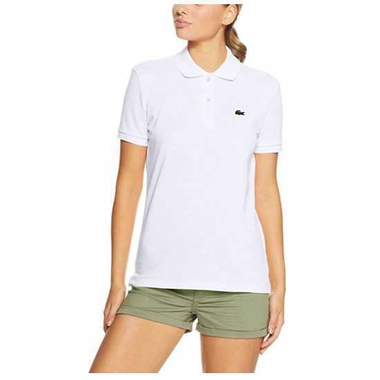 Lacoste Relaxed Fit Polo Womens - White