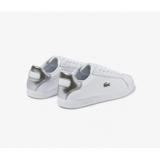 Lacoste Graduate 120 1 Sneaker Womens - White Silver