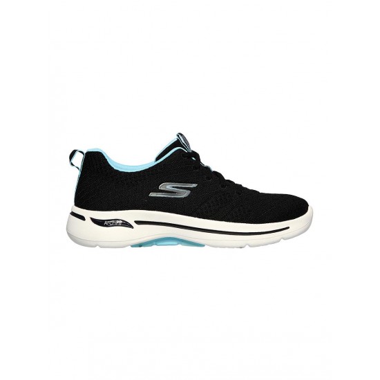 Skechers Go Walk Arch Fit Unify Womens - Black Aqua