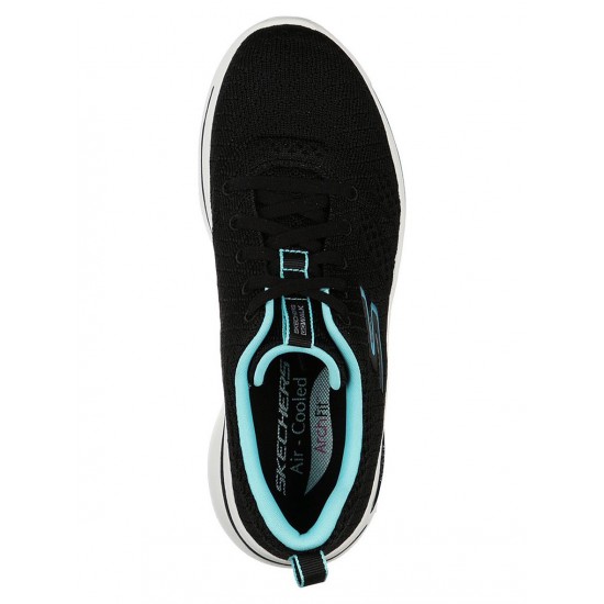 Skechers Go Walk Arch Fit Unify Womens - Black Aqua